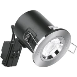 Aurora EFD 240V GU10 Downlight - Satin Nickel - EN-FD101SN