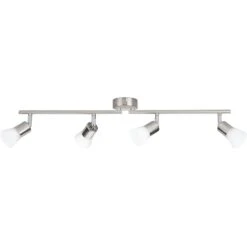 Philips Decagon 4.3W 4x LED Wall/Ceiling Spotlight Bar Nickel - Warm White - 915005220601