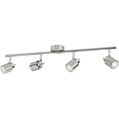Philips Meranti 4x GU10 Ceiling Spotlight Bar Matt Chrome - 915005222401