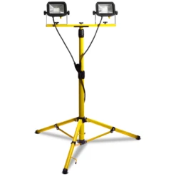 Luceco Site 110V Twin Head Tripod Work Light 2x 1800Lm 2x 22W - LSLTTW2181V