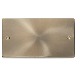 Click Scolmore Deco 2 Gang Blank Plate - VPAB061