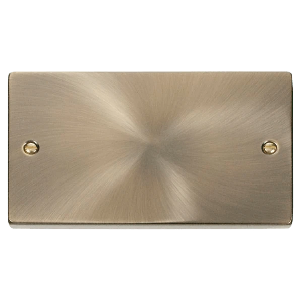 Click Scolmore Deco 2 Gang Blank Plate - VPAB061 3 Click Scolmore Deco 2 Gang Blank Plate - VPAB061