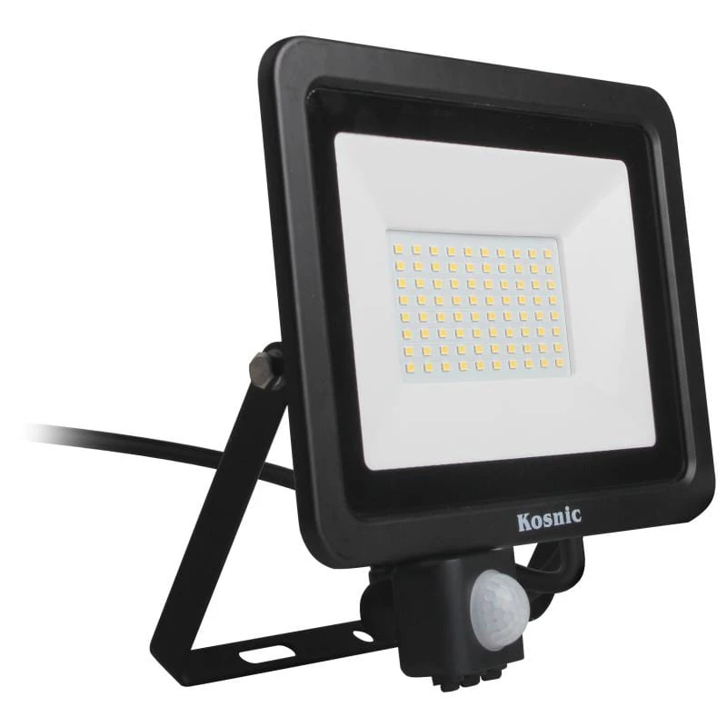 Kosnic Rhine Black 30W LED Floodlight With PIR - Cool White - KFLDHS30Q465/S-W40-BLK 3 Kosnic Rhine Black 30W LED Floodlight With PIR - Cool White - KFLDHS30Q465/S-W40-BLK