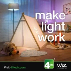 4Lite WiZ Connected SMART LED IP20 GU10 Fire Rated Downlight Matt White WiFi & Bluetooth - 4L1-2214 -Led Lighting Shop f 252Fd 252F0 252Fb 252Ffd0b79bafe756c4517dcdc95f49c70238f35d361 4lite Scenes Instagram 1